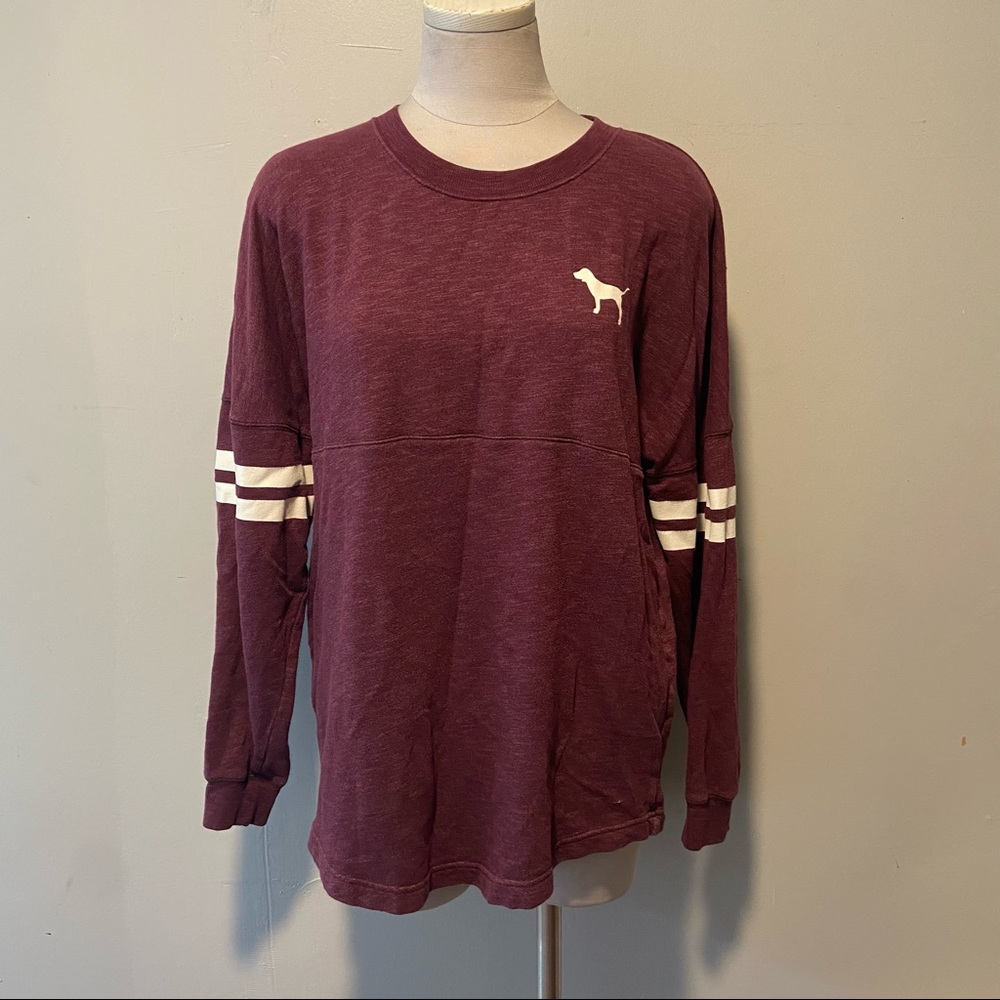 PINK Victoria’s Secret Burgundy Pullover